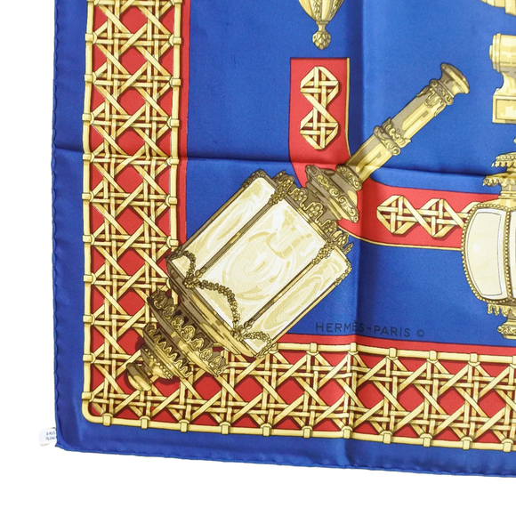 Pre-Loved Hermes Feux de Route Silk Scarf 90 - Picture 4 of 8